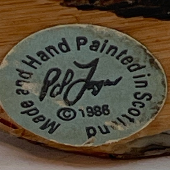 VNTG1988 Peter Fagan Cat in Shoe Figurine Made Hand Painted Scotland Collectable - Picture 11 of 13